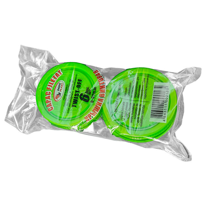 Крышка с резьбой twist-off D-82mm 6 шт.